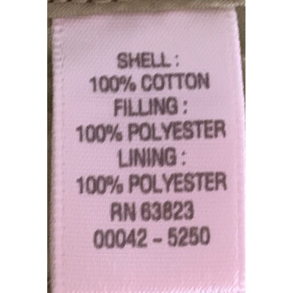 Christopher & Banks Sz LARGE Vest Cotton Green Plaid Button Front Quilted EUC - Picture 8 of 9